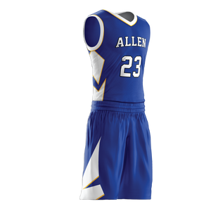 High Quality Summer Basketball Uniforms <b>Heat</b>-Transfer Printed OEM Custom Men's Basketball Sets Moisture-Wicking Anti-Bacterial - Product Image 2