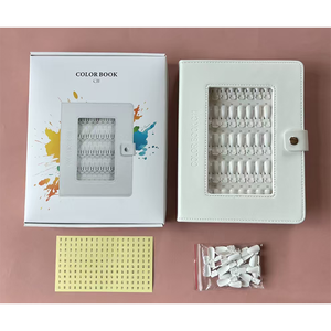 Livre d'affichage de couleurs de gel pour ongles en acrylique portable avec conseils Nouveau design <span class=keywords><strong>Nuancier</strong></span> de couleurs de vernis à ongles - Product Image 2