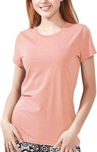 100% algodón de calidad superior al por mayor de manga corta 160Gsm solo Jersey mujeres camiseta OEM Bangladesh fábrica - Product Image 4