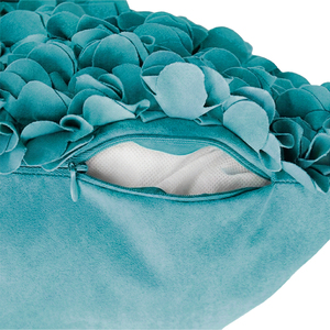 FIORI Home Textiles Embroidered Square Modern Hotel & Home Use 100% Polyester Zipper Closure Cushion Covers - Product Image 5