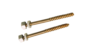 Toilet <b>screw</b> <b>set</b> 5x75mm. Steel (Mirtak BO-62530) - Product Image 1