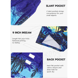 Shorts de Baño Personalizados al por Mayor para Hombre, 100% Algodón, Transpirables, Impermeables, de Secado Rápido, Ecológicos y Modernos para la Playa - Product Image 4