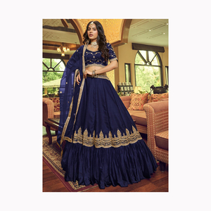 ชุดแต่งกายสำหรับปาร์ตี้สไตล์อินเดียและปากีสถานชุดงานปักลายหมาจิ้งจอก georgette lehenga choli - Product Image 5