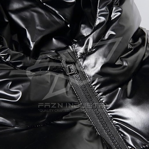 Doudoune matelassée en duvet d'oie pour hommes Doudoune d'hiver de haute qualité Marque personnalisée Veste homme et femme avec support - Product Image 6