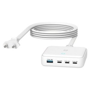 Cargador Multifunción MA DEGAN100 EU W de 100W GaN Blanco con USB Tipo-A y Tipo-C (EU W) - Product Image 2