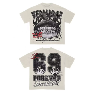 ชุดเสื้อตัวสั้นและเสื้อเชิ้ตของผู้ชาย2024ชุดเทคนิคการพิมพ์ผ้า400GSM คุณภาพสูงแบบกำหนดเองขนาดพิเศษสำหรับเทรนด์ฤดูร้อนและฤดูหนาว - Product Image 1