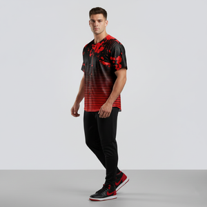 Camiseta de Béisbol Sublimada con Nombre y Números Bordados, Uniforme de Poliéster Transpirable, Camiseta de Equipo Personalizada con Impresión, Camiseta Deportiva de Secado Rápido para Hombre - Product Image 3