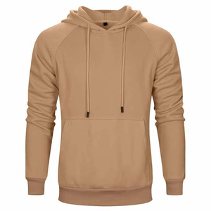 Sudadera informal de otoño para hombre Unisex 100% algodón logotipo personalizado impreso bordado con capucha francés Terry a granel peso pesado sólido - Product Image 1