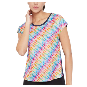 Camiseta de manga corta ajustada para mujer, alta calidad, secado rápido, nuevo diseño, sublimación impresa en tela de malla, venta al por mayor - Product Image 1