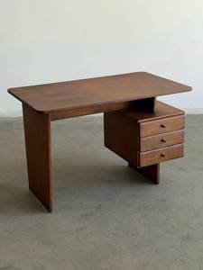 Modern <b>Solid</b> Teak Office <b>Desk</b> <b>Wooden</b> Writing Table with Drawers Home Office Furniture Indonesia Manufacturer - Product Image 1