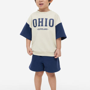 Ropa para niños Conjunto de verano deportivo para niños Conjuntos de 2 piezas para usar ropa - Product Image 1