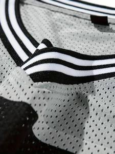 Camiseta de fútbol americano vintage personalizable, ropa de calle urbana, malla de poliéster de secado rápido, sublimación gráfica transpirable de talla grande - Product Image 4