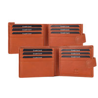 Dompet Kulit Asli Pria Kualitas Premium, Tahan Lama, Bergaya Klasik, Desain Rantai Terbuka, Anti Air, Bordir