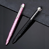 Stylo promotionnel multifonctionnel en métal avec logo personnalisé imprimé UV, largeur d'écriture 0,7 mm, jouet anti-stress rotatif