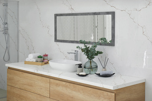 Encimeras de Cuarzo Calacatta para Cocina y Baño, Encimeras de Piedra Natural, Cuarzo Carrara Calacata, Corte Prefabricado para Proyectos Hoteleros - Product Image 2