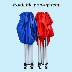 Tienda de campaña plegable de aluminio azul 10x10 de suministro de fábrica <span class=keywords><strong>para</strong></span> eventos al aire libre y ferias comerciales - Product Image 2