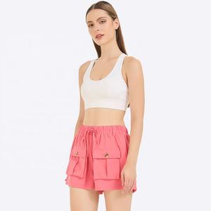 ... Pantalones cortos de verano para mujer, estilo ligero y cómodo para viajes en la playa, caminar, uso al aire libre y uso diario - Product Image 2