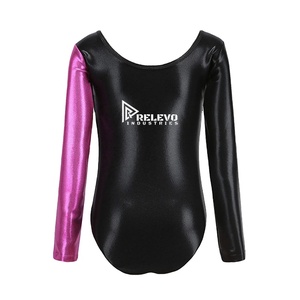 Justaucorps de compression pour femme, couvrant entièrement le corps, extensible, pour gymnastique, ballet, danse, manches longues, coupe ajustée, en Spandex/Polyester, sublimation - Product Image 6