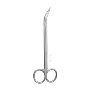 Fourniture d'usine professionnelle ciseaux à iris dentaires droite incurvée fabricant d'instruments chirurgicaux en acier inoxydable de haute qualité - Product Image 3