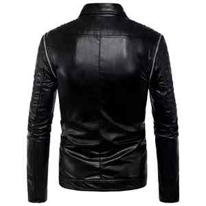 Chaquetas de Cuero de Primera Clase con Logotipo Personalizado, Ropa Casual, Corte Perfecto, Chaquetas de Cuero para Hombre a Bajo Precio - Product Image 2