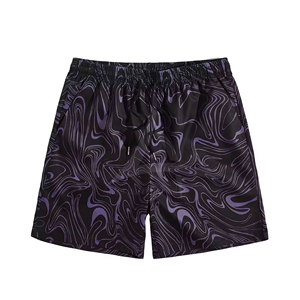 New Style Customized Color Solid High Quality <b>Men</b> Sublimation <b>Shorts</b> <b>Elastic</b> <b>Waist</b> Casual Quick Dry Polyester/Cotton Premium - Product Image 1