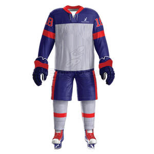 Recién llegado, uniforme de hockey sobre hielo ligero y transpirable, materiales de poliéster duraderos para protección - Product Image 1