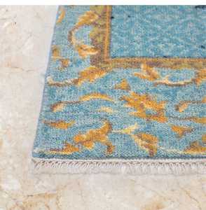 พรมทอมือที่ทันสมัยพรมสวดมนต์ขนสัตว์แท้และผ้าไหมซักได้พรมที่สวยงามสำหรับบ้านโรงแรมและร้านอาหารสำหรับวัยรุ่น - Product Image 4