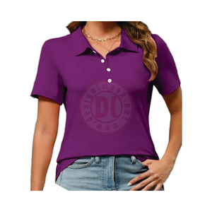 Camiseta de Algodón Estampada de Talla Grande para Mujer, Camiseta Clásica de Manga Corta con Cuello Redondo, Informal, de Mezcla de Algodón - Product Image 1