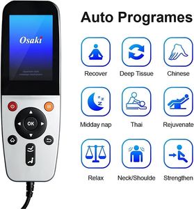 Fauteuil de massage complet avec trajectoire de massage, fauteuil inclinable avec analyse corporelle, modes automatiques, gravité zéro, airbags, chauffage, IA et contrôle par application - Product Image 5