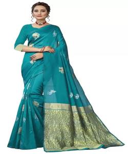 Lancement d'un nouveau saree design avec vêtement de travail jacquard - Product Image 3