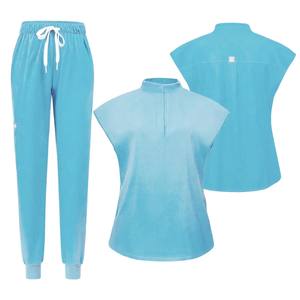 Ensemble de blouses d'hôpital, uniforme d'infirmière, vente en gros, ensembles d'uniformes médicaux en spandex - Product Image 5