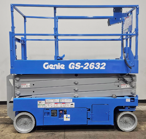Plataforma Elevadora de Tijera Eléctrica Genie GS-2632 Usada, 10m de Altura, Elevador para Construcción, Sistema Hidráulico E-Drive - Product Image 3