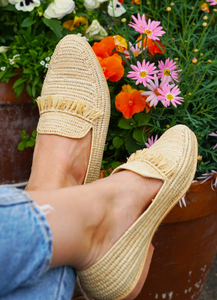 รองเท้าโลฟเฟอร์ Raffia จากโมร็อกโกธรรมชาติที่กำหนดเอง - Product Image 2