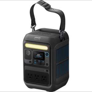 SOLIX Portable Power Station Solar Generator 288Wh LiFePO4 <b>Battery</b> 300W 600W Surge Camping <b>Backup</b> Power - Product Image 1