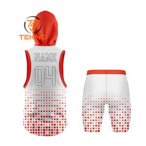 Uniforme con capucha de compresión unisex al por mayor liga deportiva diseño personalizado sublimación 7 en 7 uniforme de bandera niños jóvenes 7V7 uniformes - Product Image 4