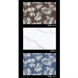 Carreaux muraux en céramique de surligneur naturel de couleur noire 30x45cm 300x450mm Digital imprimé coloré 12x18 Designer haut brillant vitré - Product Image 2