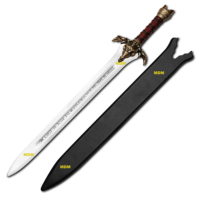 Épée du Père de Conan Faite Main et Personnalisée, Arme en Mousse PU Atlantéenne Unisexe, Modèle de Jouet Anime Unique