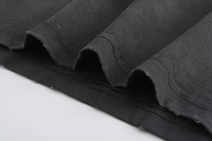 ผู้ผลิตขายส่งเสื้อยืดผู้ชายผ้าฝ้ายทอ 100% หนานุ่ม ทรงบ็อกซี่ ล้างสีแบบแอซิด พร้อมโลโก้และดีไซน์ตามสั่ง - Product Image 6