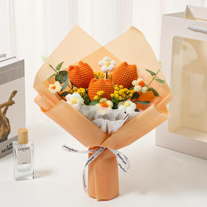 Flores de Ganchillo Estilo 2525, Venta al por Mayor, Ramo de Flores Tejidas, Regalo para el Día de San Valentín y el Día de la Madre - Product Image 4