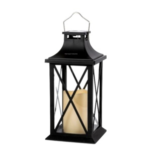 Lanternes à bougies suspendues et de table en métal enduit noir à prix de gros pour l'artisanat de décoration de la maison et du jardin - Product Image 2