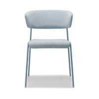 Fauteuil d'extérieur rembourré avec structure en métal