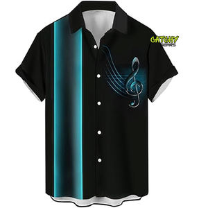 Camisas de Playa de Manga Corta con Estampado Floral Tropical, Camisas Casuales de Verano para Hombre, Proveedor y Exportador de Camisas Aloha - Product Image 5