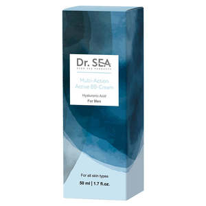 Crème BB multi-actions pour hommes 50 ml, maquillage blanchissant minéral, lotion pour le visage imperméable avec étiquetage - Product Image 3