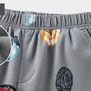 ชุดกางเกงขาสั้นพิมพ์ลาย2ชิ้นระบายอากาศได้ดีเซตโพลีเอสเตอร์น้ำหนักเบาแห้งเร็วชุดออกกำลังกายกีฬาฤดูร้อน - Product Image 2