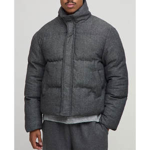 Veste d'hiver matelassée pour homme, col montant, épaisse, chaude et isolante - Product Image 1
