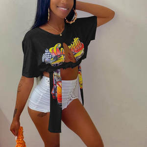 Pull en maille tissée pour femme, style bandage, respirant, classique, décontracté, 100 % polyester, coupe courte, pour les saisons automne-hiver - Product Image 5