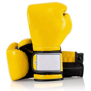 Guantes de boxeo de cuero profesionales personalizables Patrón impreso de 8oz para adultos y niños para entrenamiento vocacional - Product Image 5