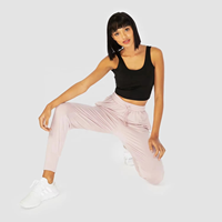 Camisetas de Gimnasio para Mujer 2023, Cuello en V, Sin Mangas, para Yoga, Fitness, Running, de Secado Rápido, con Botones de Encaje, Decoraciones de Cintas y Borlas, Cortas