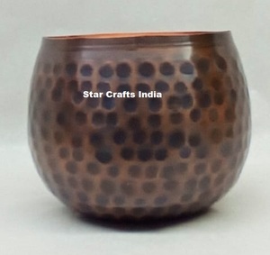 Vaso de latón hecho a mano, vajilla de Metal de estilo Vintage Premium para cocina, hogar, comedor, restaurantes, hoteles, bares - Product Image 4