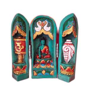 Boîte en résine Bouddha & Ganesh Temple - Product Image 1